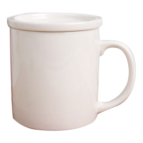 국산 일자백자 뚜껑머그