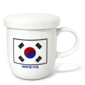 물방울 머그컵 뚜껑