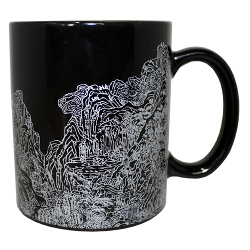 11온스 검정 머그컵 (디자인바치)