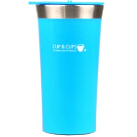 라임슬림패션텀블러 블루 (350ml)